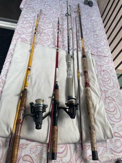 4 fishing rods
