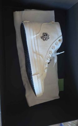 Darc Sport White High-Top Canvas Sneaker