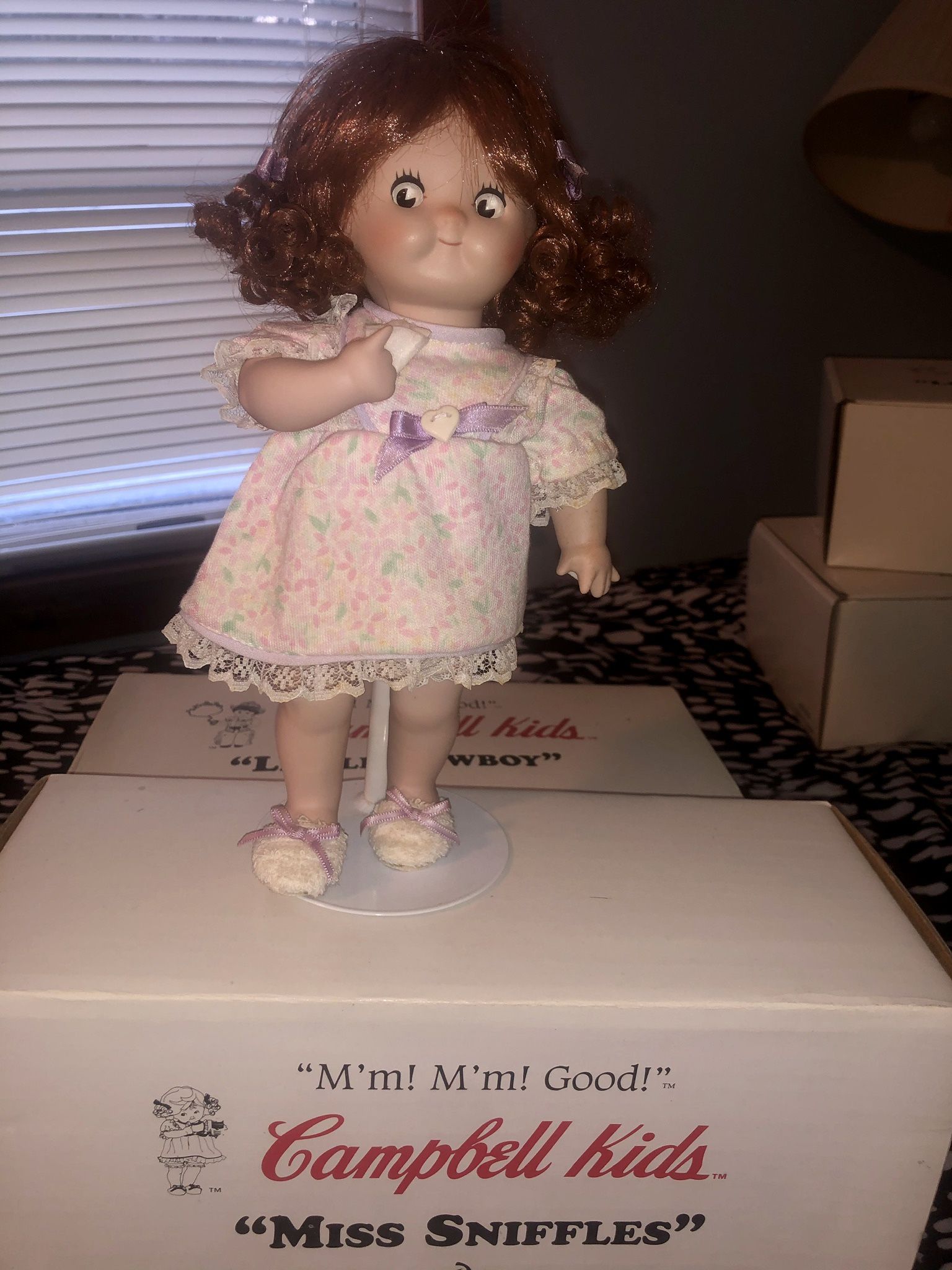 1997 Campbell Kids “Miss Sniffles” by Danbury Mint