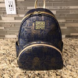 Disney Parks Star Wars Galaxy'S Edge Droid Depot R2-D2 C-3Po Backpack 