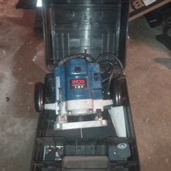 Ryobi Plunge Router With Bits