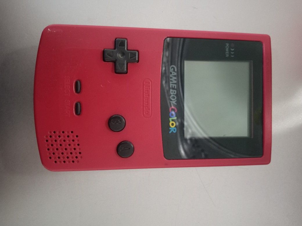 Gameboy Color & Pokemon Blue Version