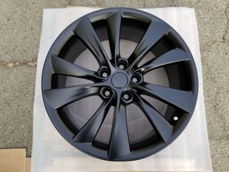 OEM 19" Tesla Model S Cyclone Black Wheels Rims