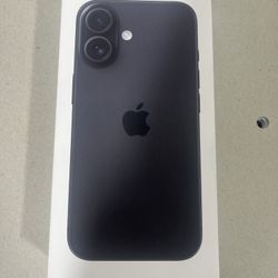 NEW Sealed Apple iPhone 16 128GB Black Unlocked Smartphone A3081