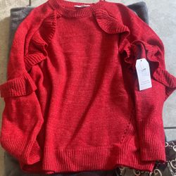 Red Woman Sweater