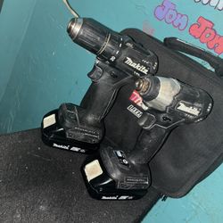 Makita LXT Drill/Driver set W/LIGHT 3PC.