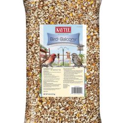 Kaytee Bird & Balcony Wild Bird Food No Mess Seed Blend for City Dwelling Birds Like Finches, Sparrows, Mourning Doves and More, 5 lb