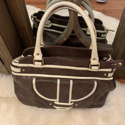 Chocolate Brown x Cream Kate Spade Handbag