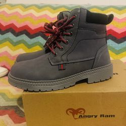 Men’s Angry Ram Steel toe Work Boots - Sz 7.5