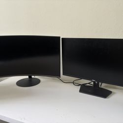 Samsung And Dell Montiors