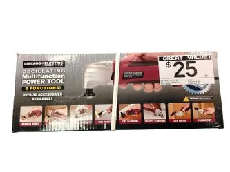 Chicago Electric 62279 Red Corded Reciprocating Saw