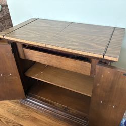  Two door drawer cabinet with slide 