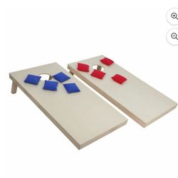 Wood Cornhole Bean Bag Toss Game