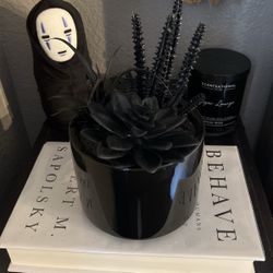 Gothic Faux Succulent Houseplant 