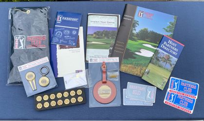 PGA Tour Partners Club Life Member Lots Gifts Items Cards SEE PICTURES