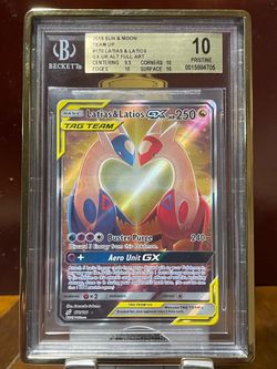 Pokemon Latias & Latios GX 170/181 Alt Art - Bgs 10