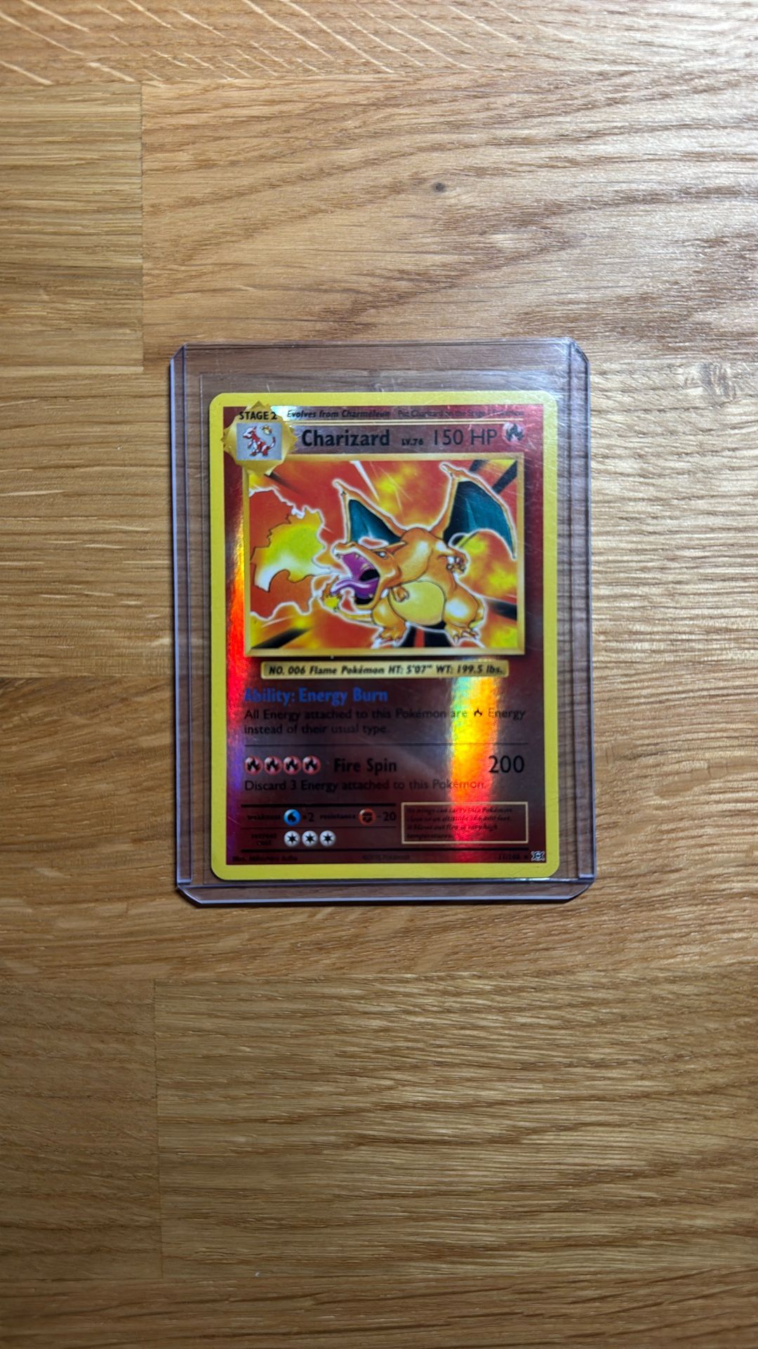 Charizard Evolutions Reverse Holo