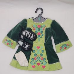 Nellie's Irish Dance Outfit of Today Retired 07 America Girl Doll Shoes & Hanger