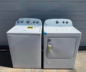 Whirlpool washer and dryer