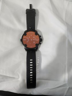 Authentic DIESEL ONLY THE BRAVE BLACK IRIDESCENT WATCH