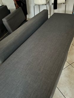 Gray sofa