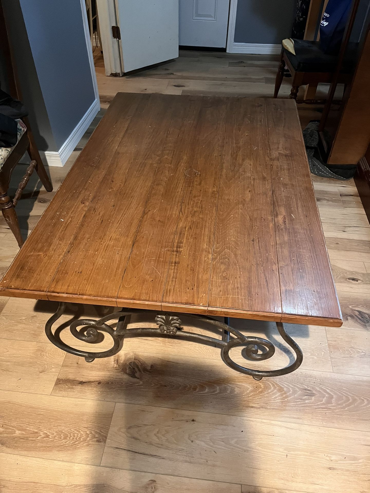Ethan Allen Wrought Iron Coffee Table