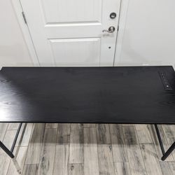 Rolanstar computer desk 63 inches Black 
