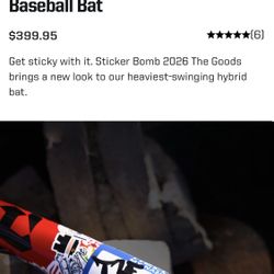 NEW IN BOX 2026 DEMARINI THE GOODS BBCOR 33in STICKER BOMB