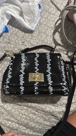 Karl Lagerfield Snake skin bag