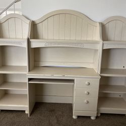 Desk And Shelves