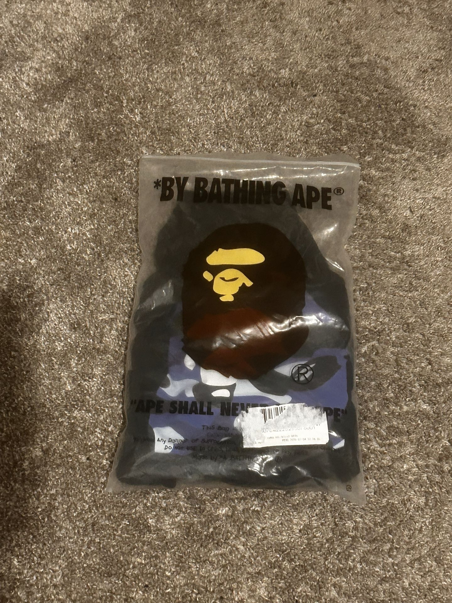 Blue And Black Bape Camo Hoodie