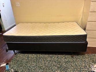 Free Twin bed plus box spring and metal frame