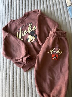 Toddler Mickey Zara sweatpants size 4y