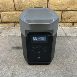 EF ECOFLOW Portable Power Station DELTA Max, 2400W LFP Solar Generator, Full Charge in 1 Hr, 2016Wh Solar Powered Generator for Home Backup 