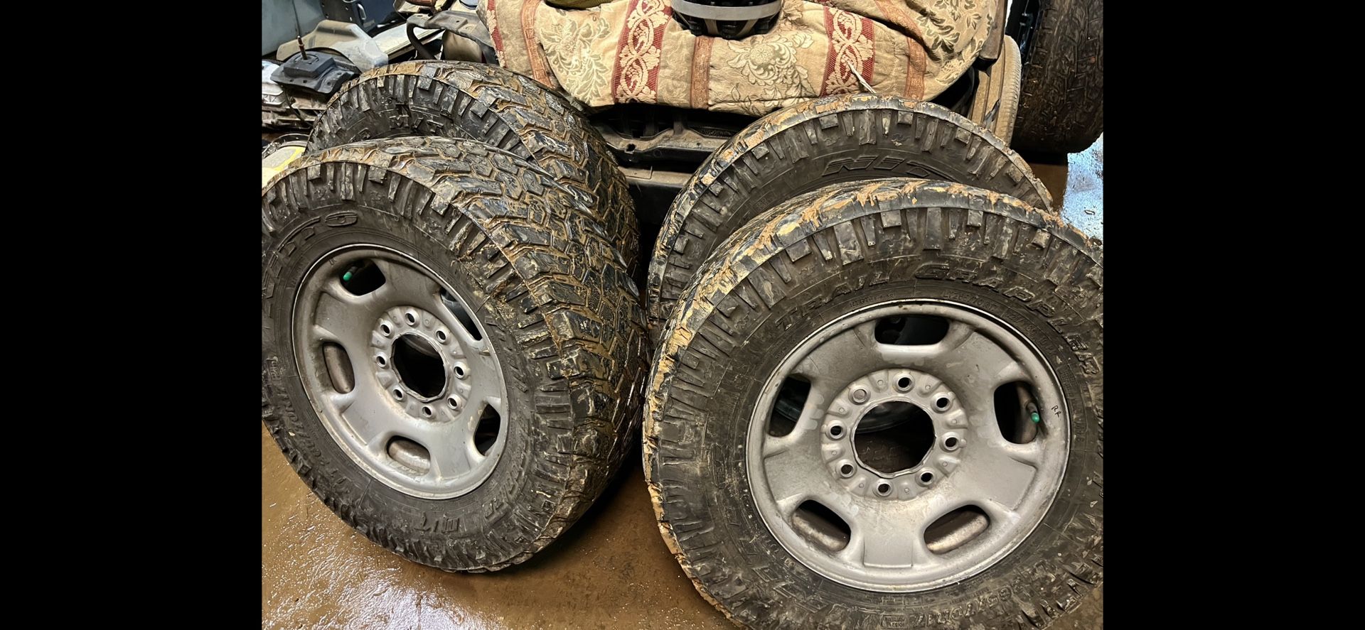 17” Duramax Rims With Tires