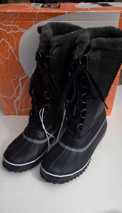 New in box JBU Sabine Ladies' Winter Boot in black, US size 10 (EUR 41, MEX 27).