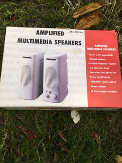 Brand new Amplified Multimedia Speakers.....