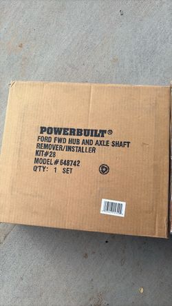 powerbuilt ford fwd hub and axle shaft removal/installer