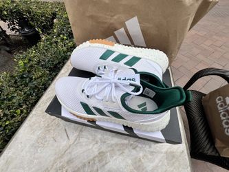 Brand New Adidas Kaptir 4.0 Men’s Shoes – Size 9 – White/Green