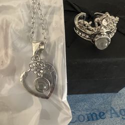 Love Ring And Necklace 