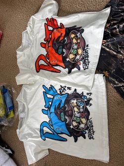Men's Y2K Outfits 2 Piece Graphic Tee and Pants