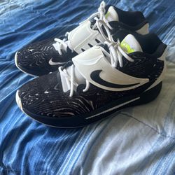 Nike KD 14 Black White Volt TB Basketball Shoes (Need Gone Asap!!)