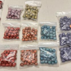 Big Bubble gum tumbled stone beads, cuentas Wholesale 