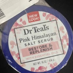 NEW – Dr Teal’s Pink Himalayan Salt Scrub (3-Pack Set) – Sealed