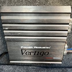 Power Acoustik Vertigo 1600W Max Monoblock Amplifier