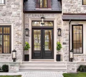 Modern 1-Light Matte Black Hardwired Outdoor Weather Resistant Post Light with Clear Glass Shade for Pathway, Garden.  L-4267