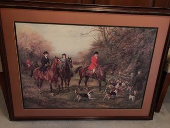 Horse picture. Great for game room or horse lovers!