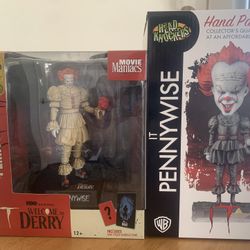 IT Pennywise figure combo (Head knocker + mcfarlane gold)