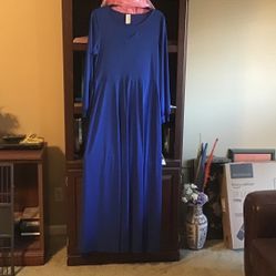 Full Length Royal Blue Dress