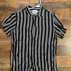 Black White Dress Shirt